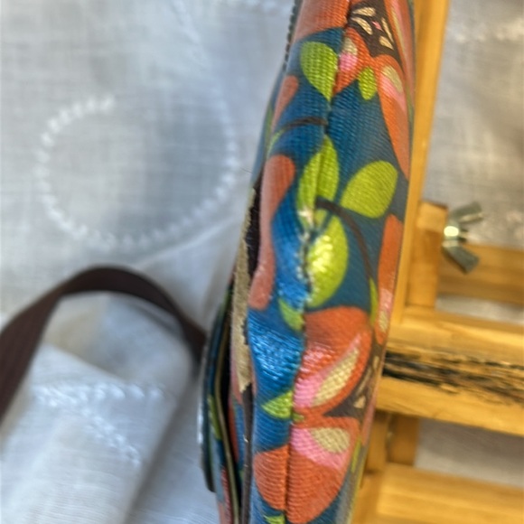 Fossil preloved flower floral pattern crossbody/shoulder bag - Picture 7 of 14